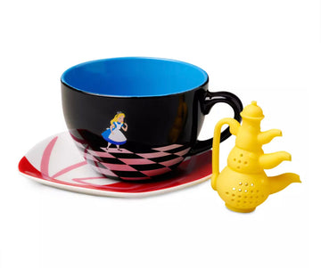 Alicia En El Pais De Las Maravillas Juego De Taza Con Infusor