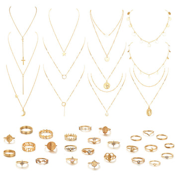 Paquete Mixto Collares y Anillos Udalyn