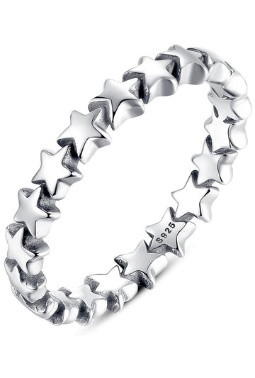 Anillo De Estrellas Plata .925