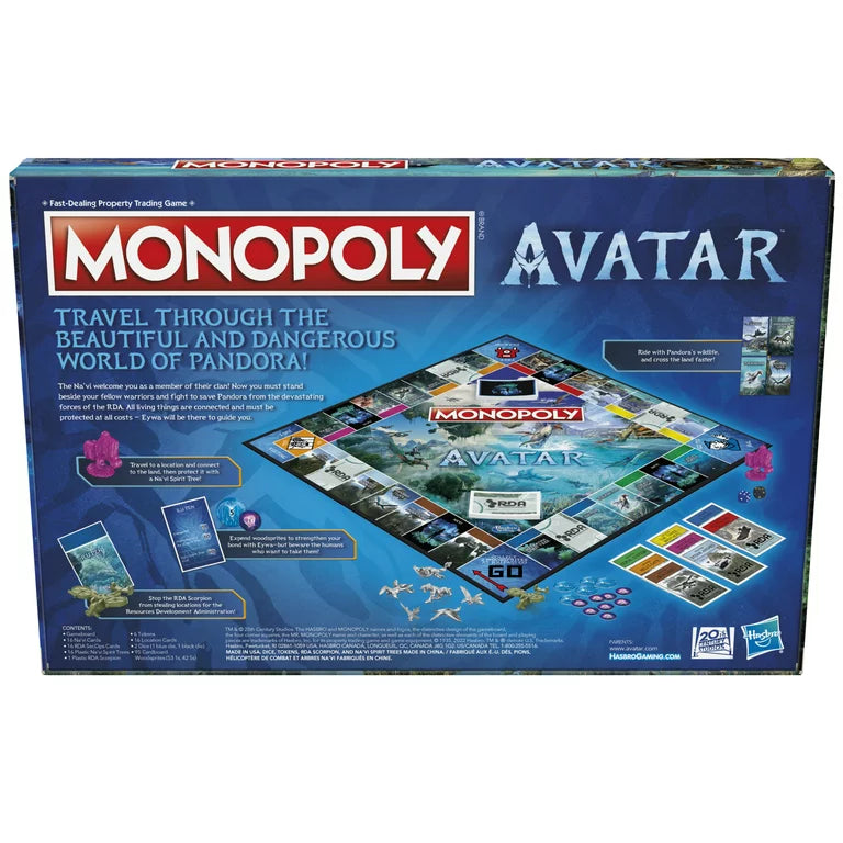 Avatar Monopolio Avatar Way Of Water Monopoly