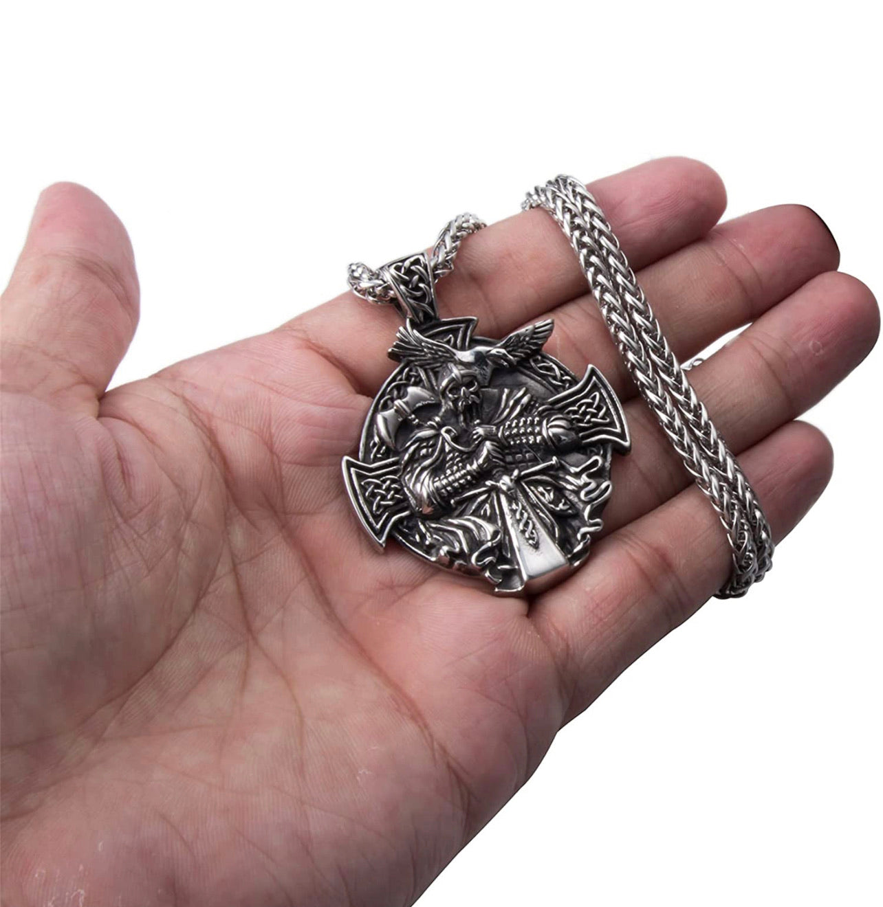 Vikingo Collar Odin Cruz