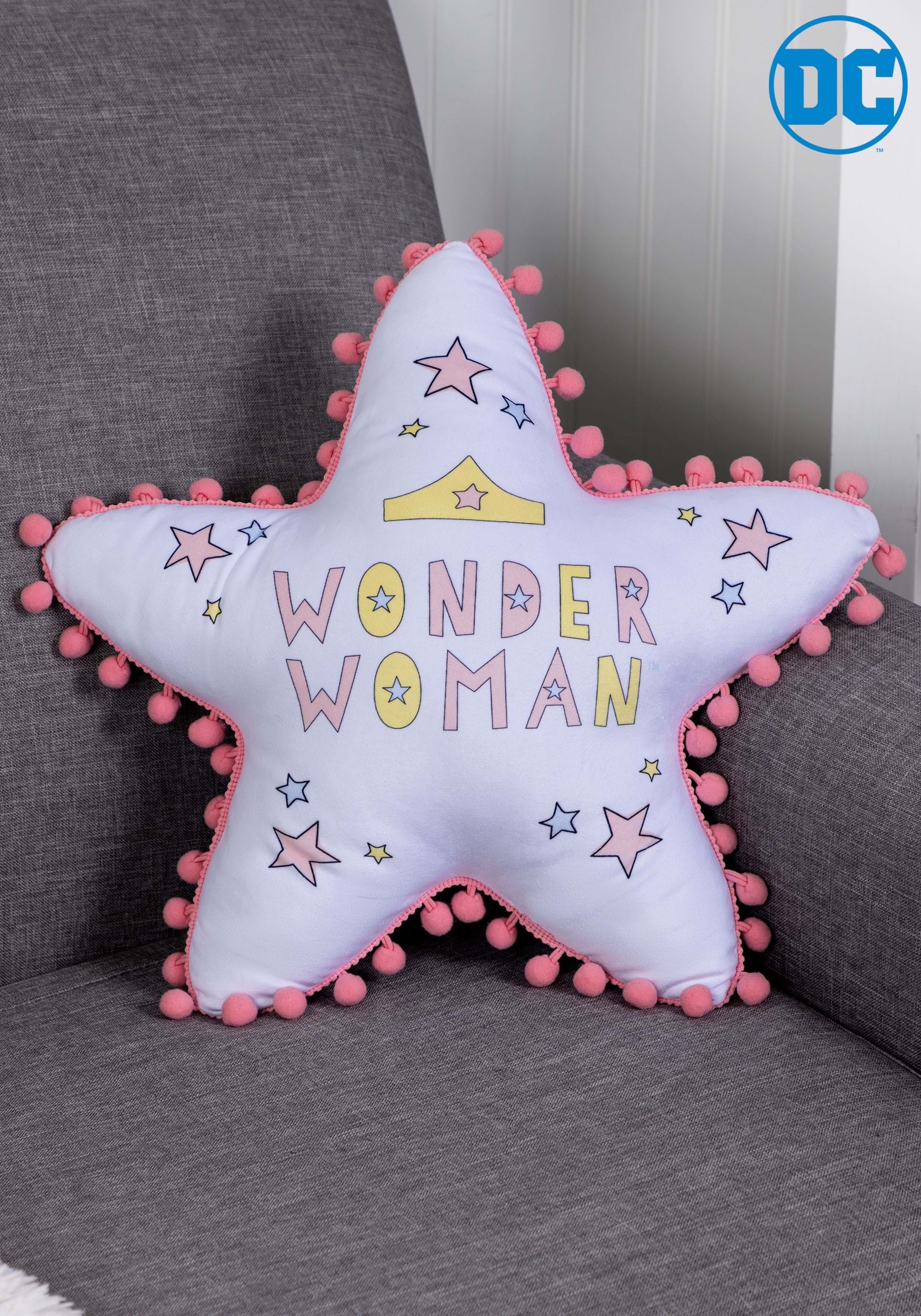 Mujer Maravilla Almohada Cojín Estrella