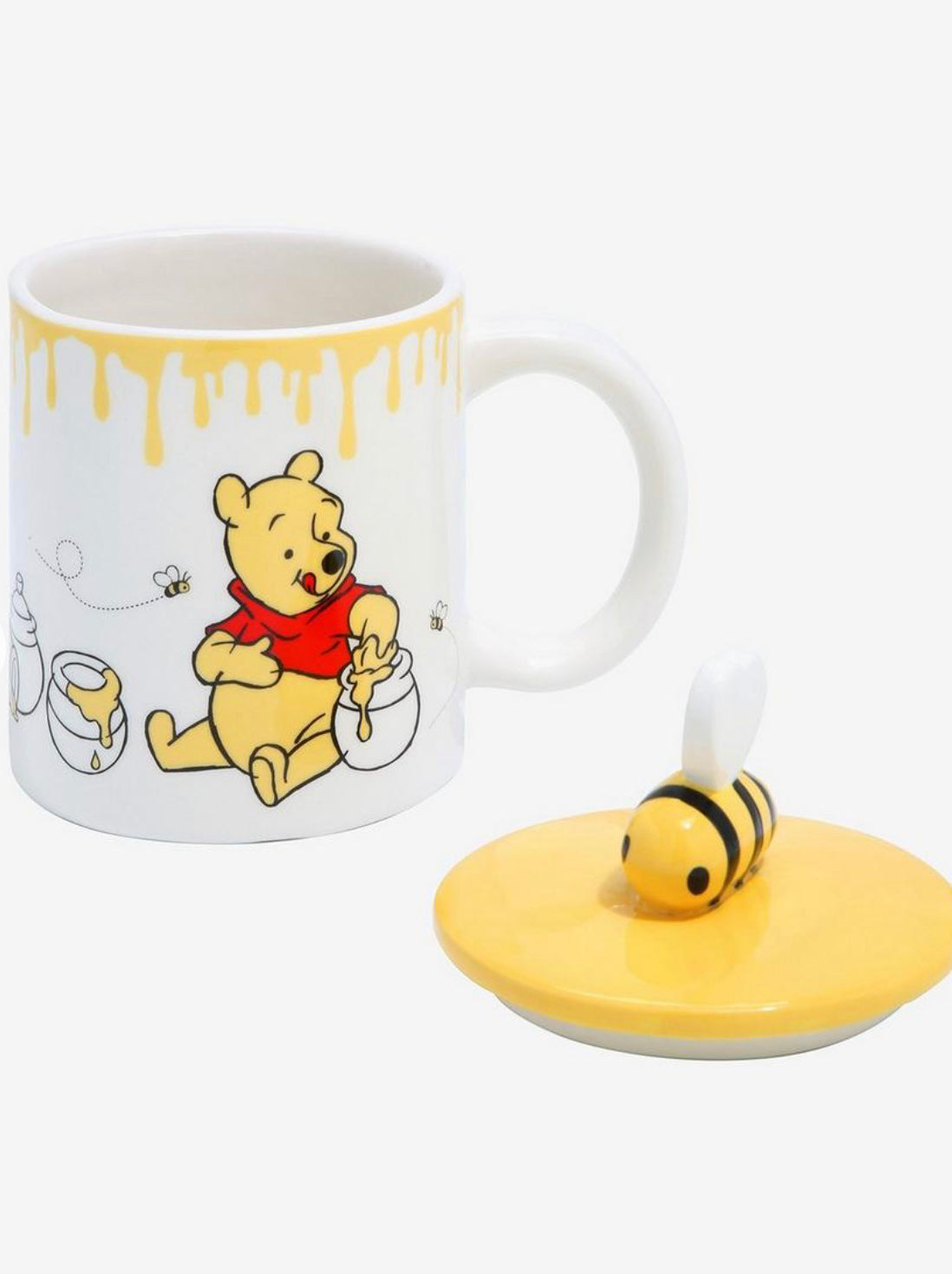 Winnie Pooh Taza Con Tapadera Miel