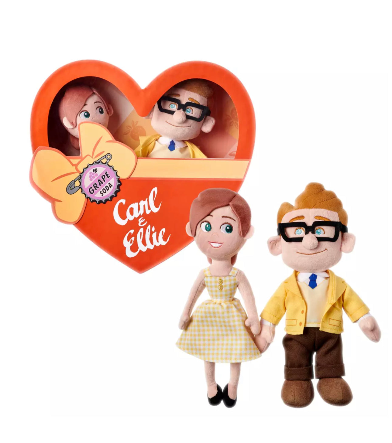 UP Carl y Ellie Peluche Set San Valentín