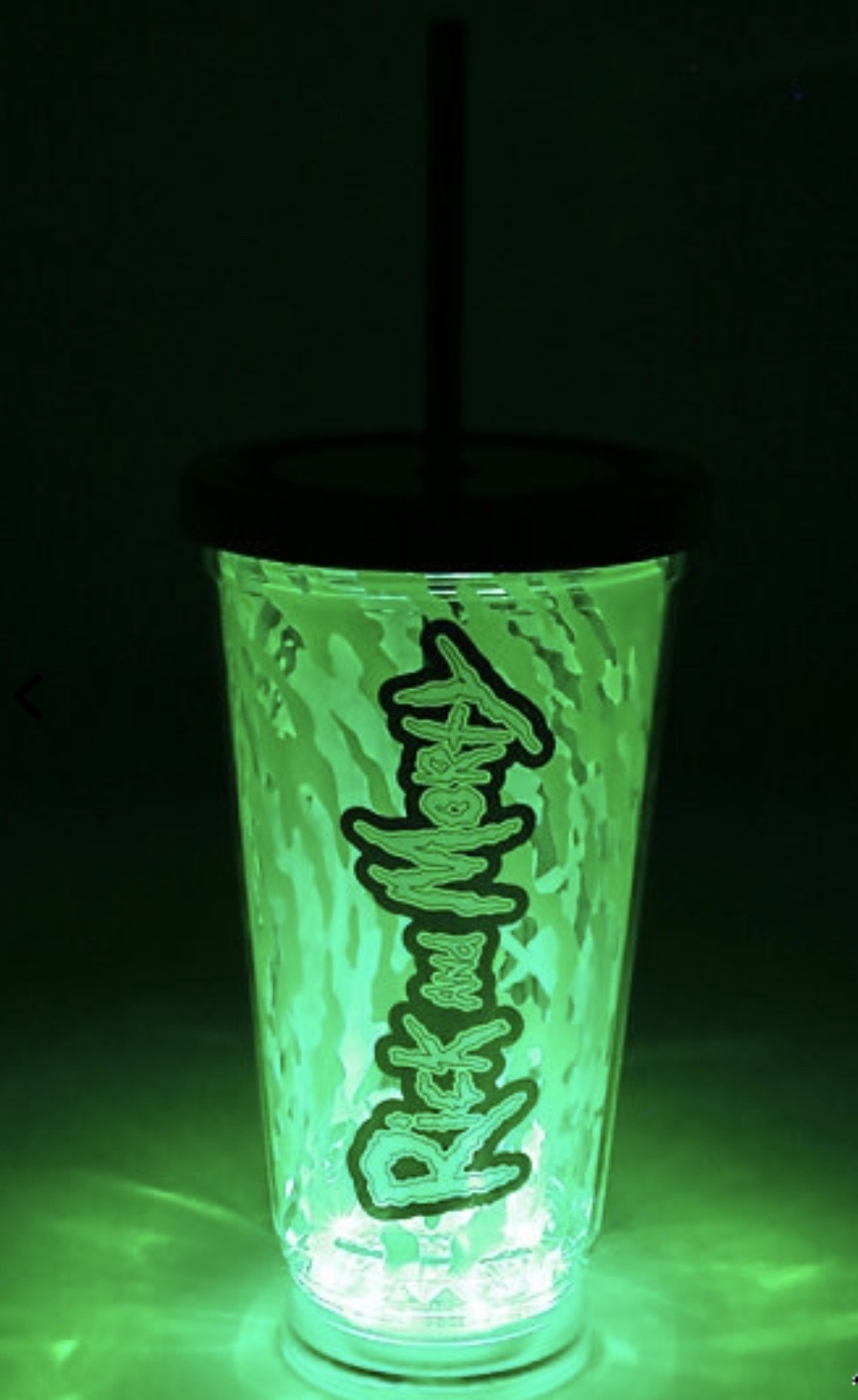 Rick y Morty Vaso Brilla en Obscuridad
