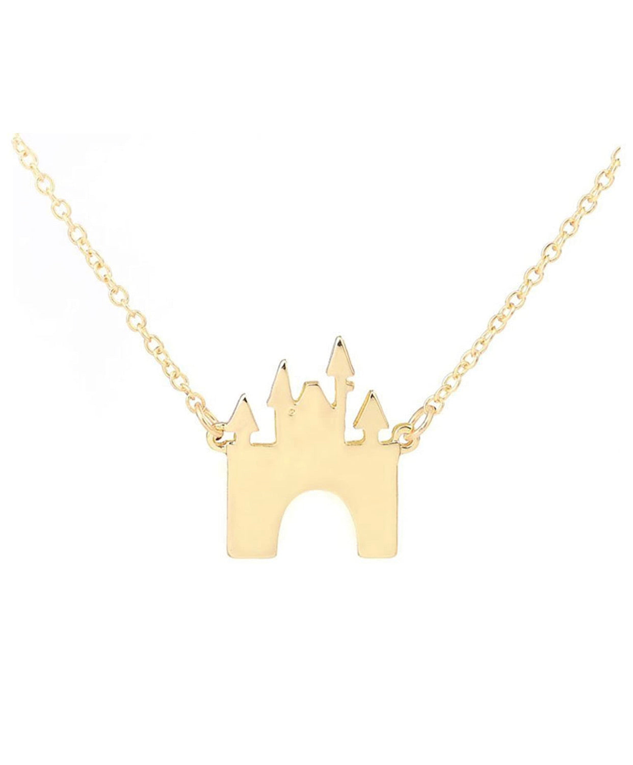 Collar Silueta Castillo Disney