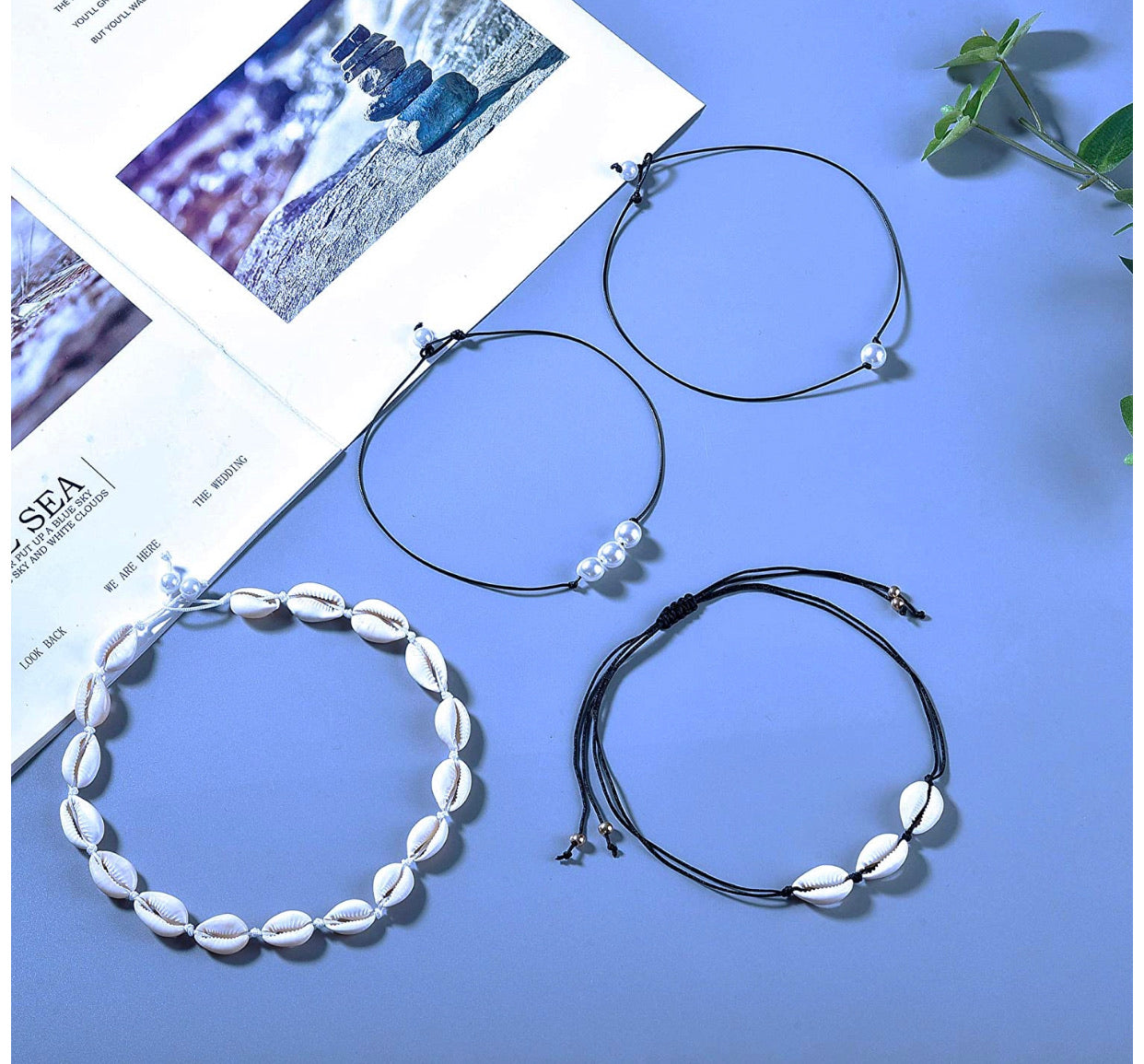 Set De Collares Verano Concha