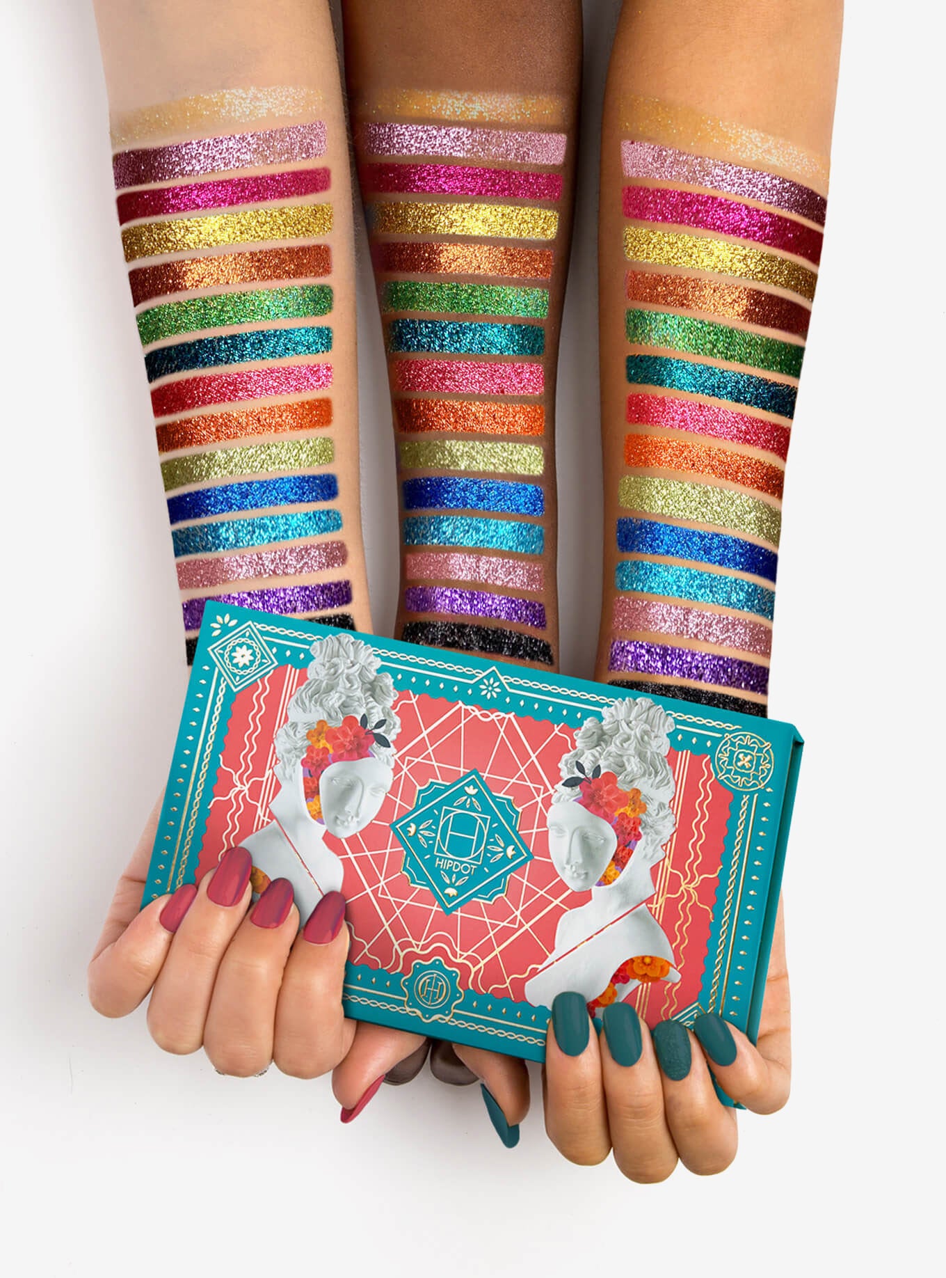 Hipdot Paleta De Sombras Glitter Arte Deco