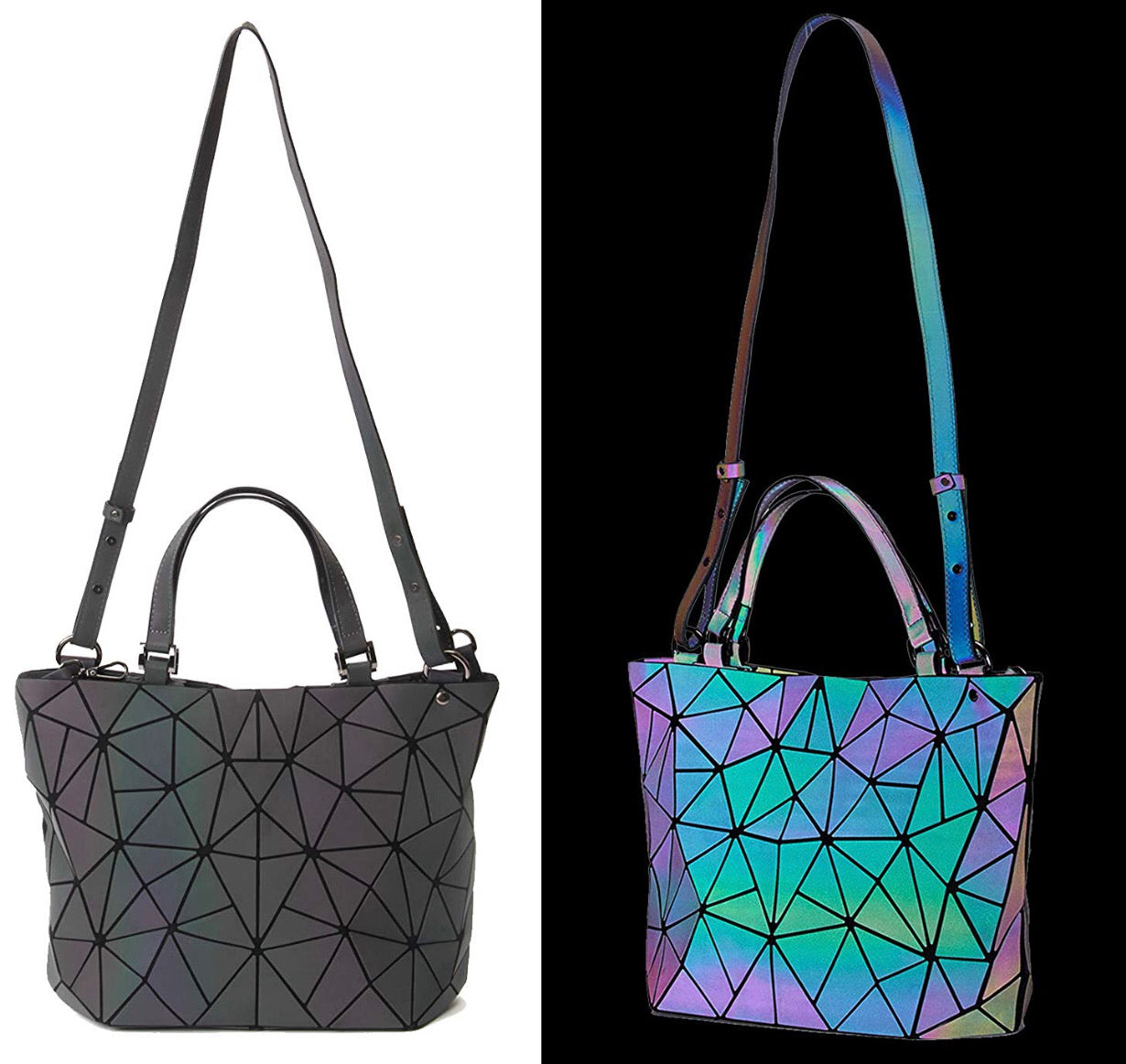 Bolsa Luminosa Brilla Bolso Bolsas Holograficas