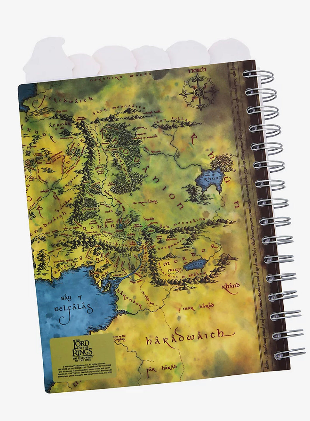 Señor De Los Anillos Cuaderno Personajes