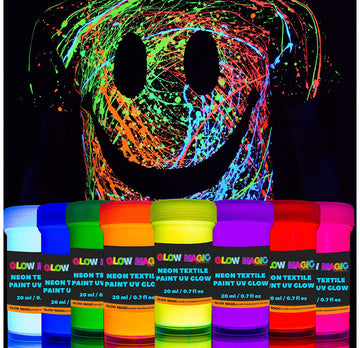 Pinturas Tie Dye Neon UV