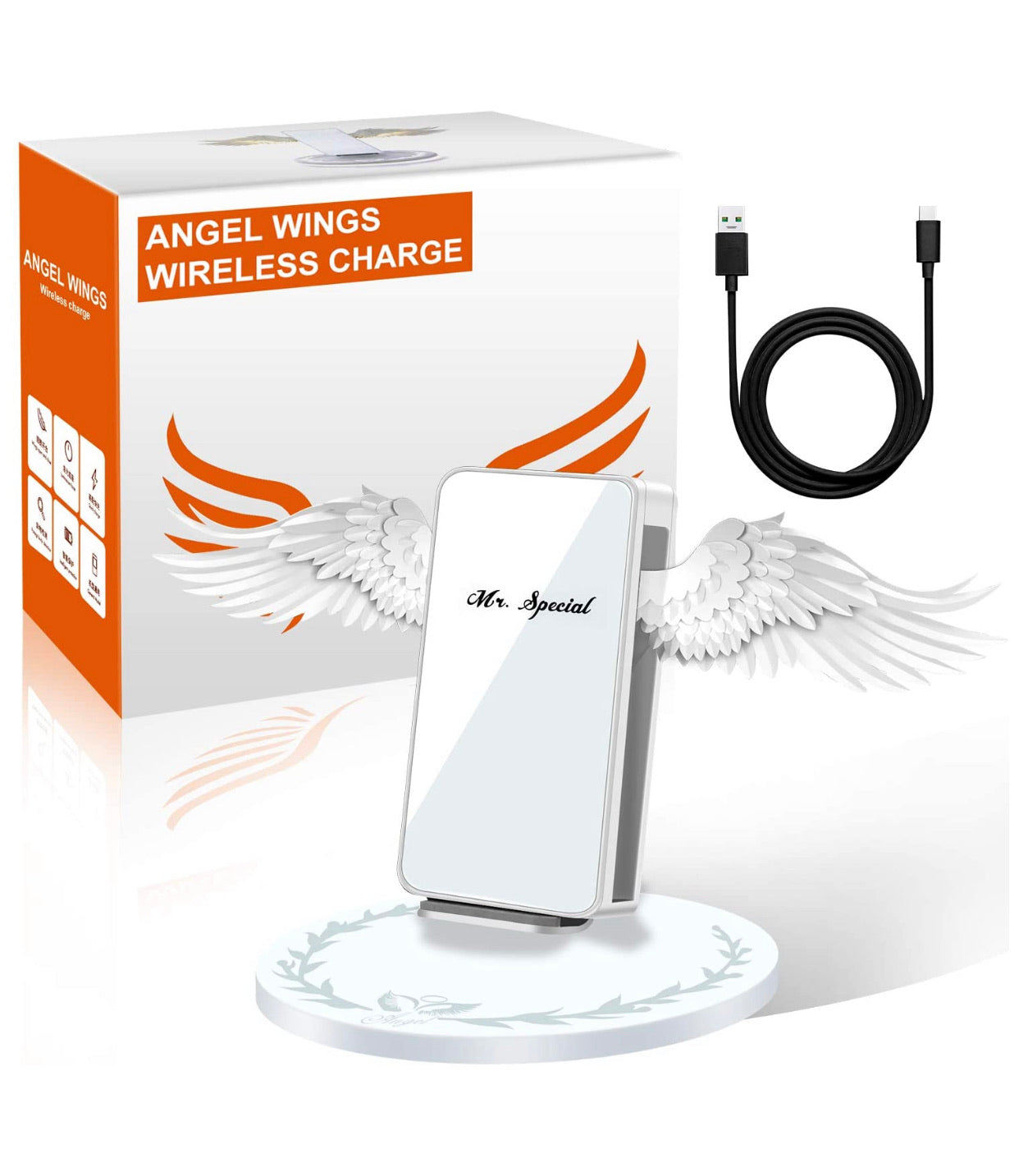 Cargador Alas De Angel Inalámbrico