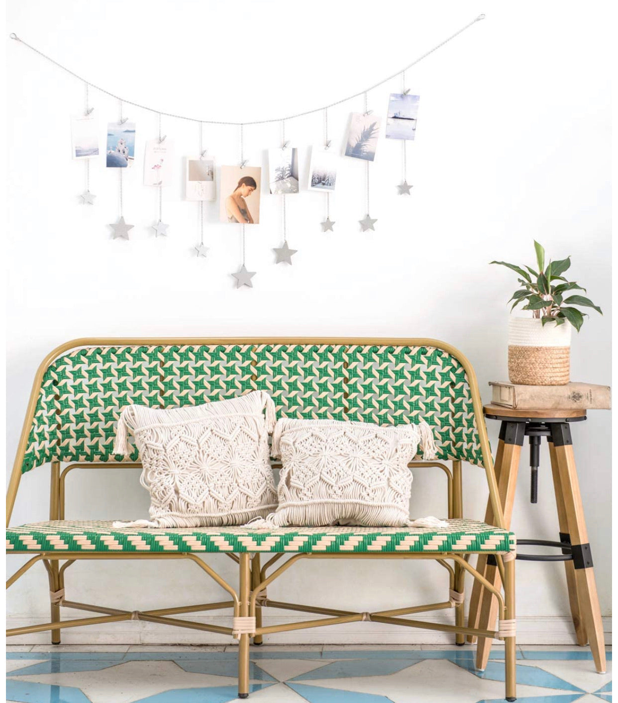 Cuerda Estrellas Para Colgar Fotos