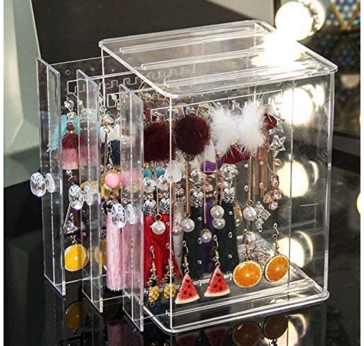 Organizador De Aretes y Anillos Joyería