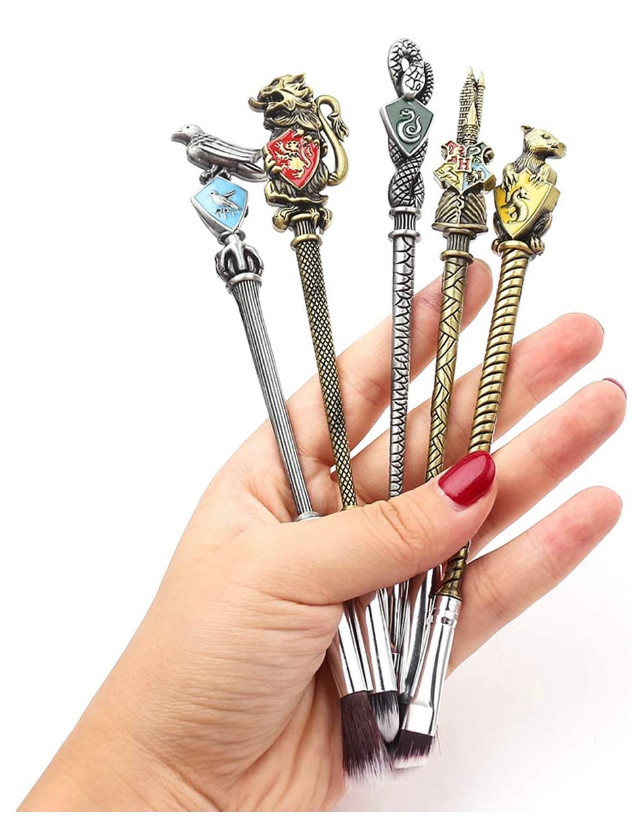 Harry Potter Brochas Maquillaje Casas Hogwarts