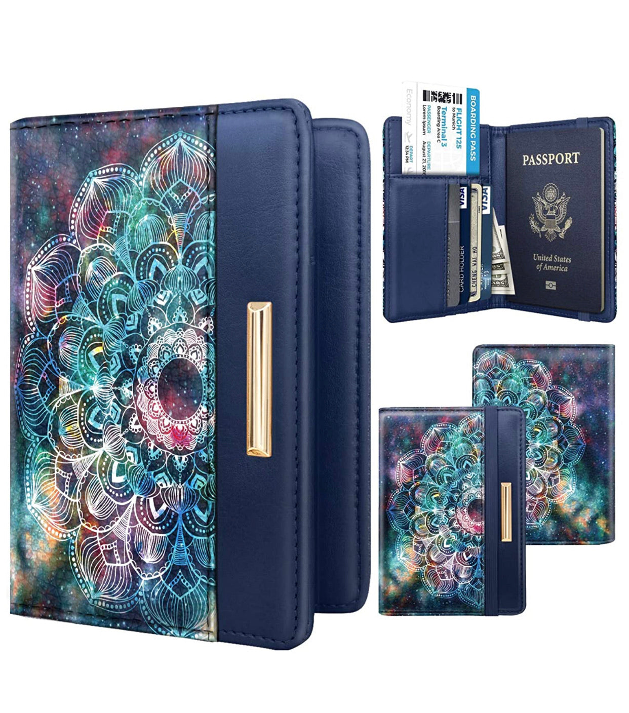 Porta Pasaportes Mándala