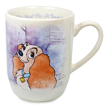 La Dama Y El Vagabundo Taza Dibujo