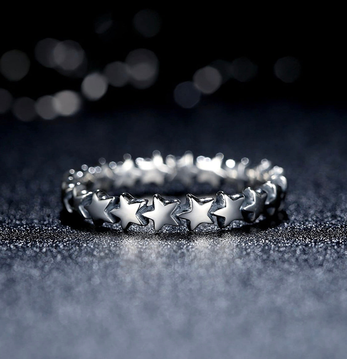 Anillo De Estrellas Plata .925
