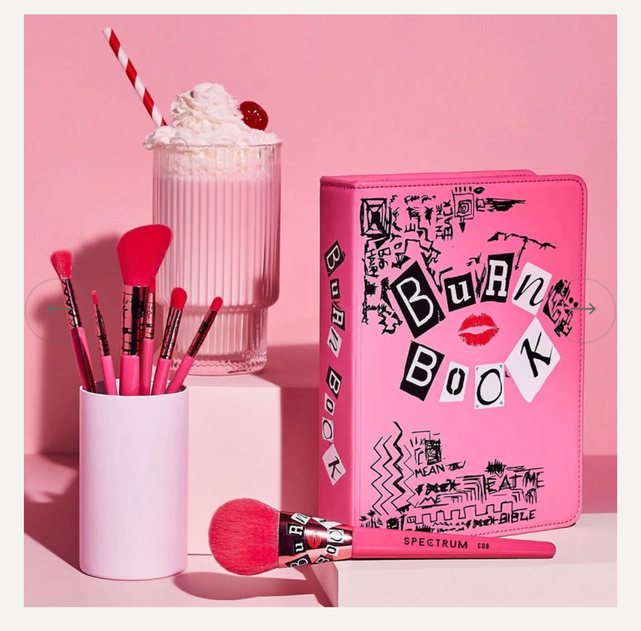 Mean Girls Bolsa Crossbody Y Brochas Maquillaje