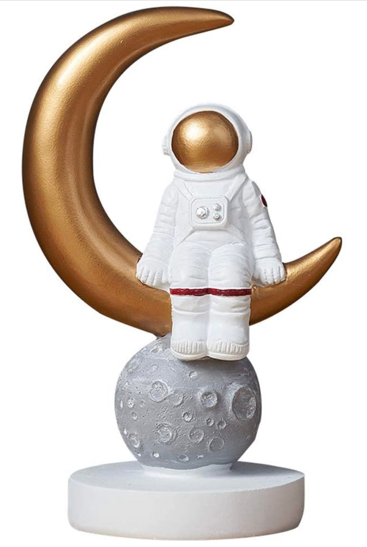 Astronauta En La Luna Decoración De Escritorio