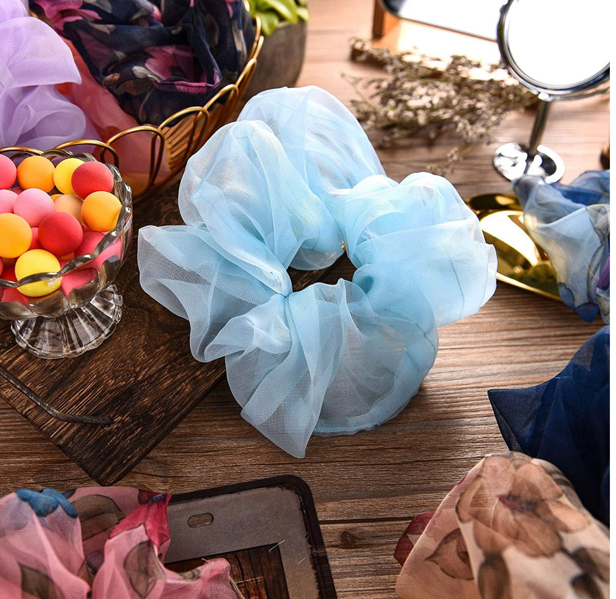 Set De 10 Scrunchies XL