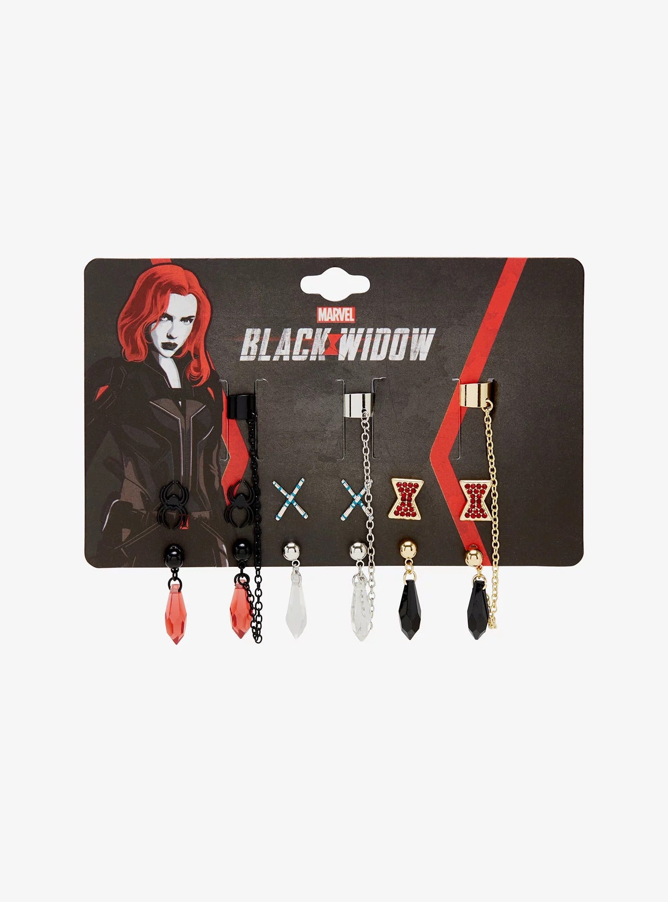 Marvel Black Widow Set Aretes