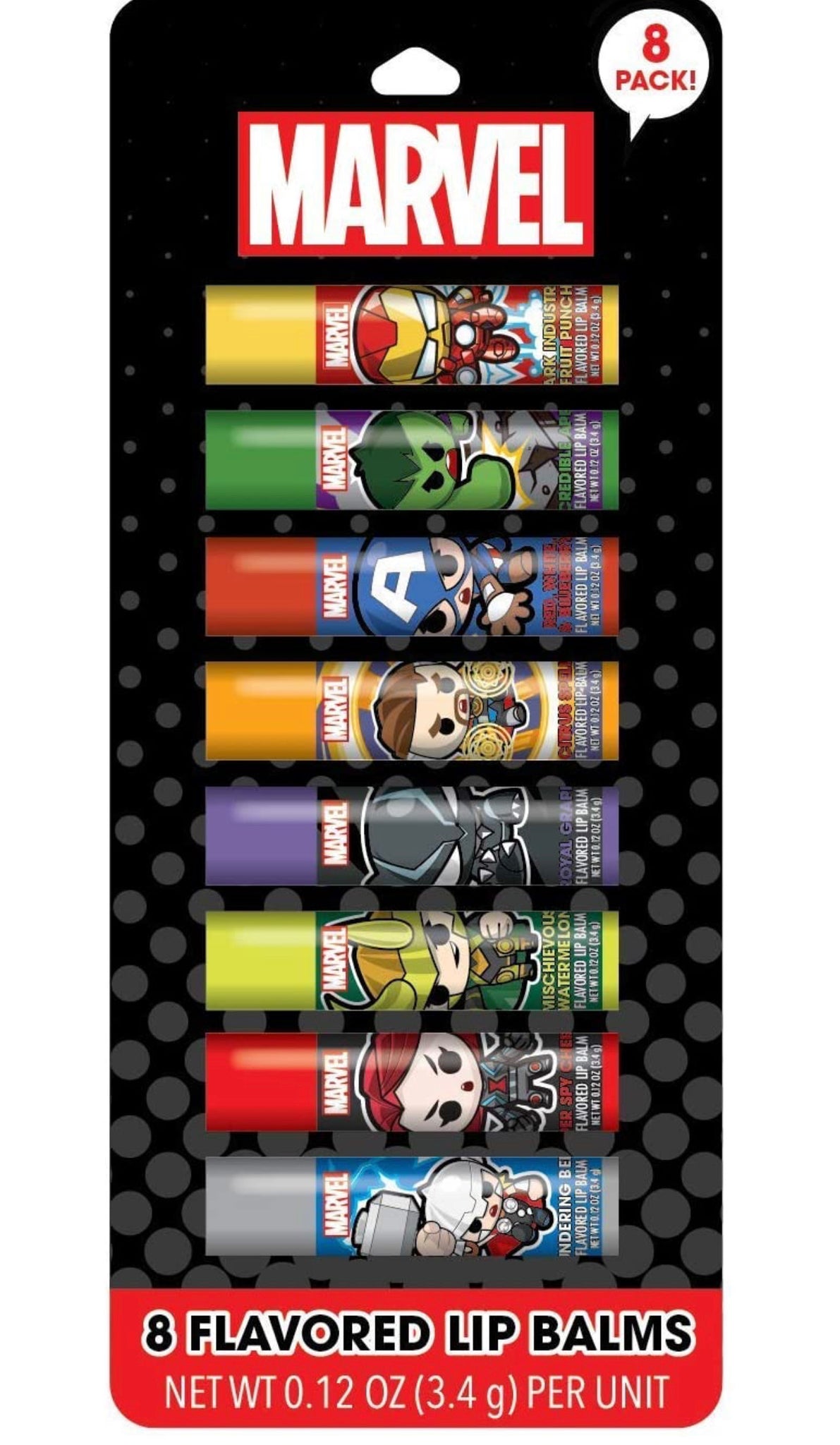 Marvel Set De Labiales Lip Smacker