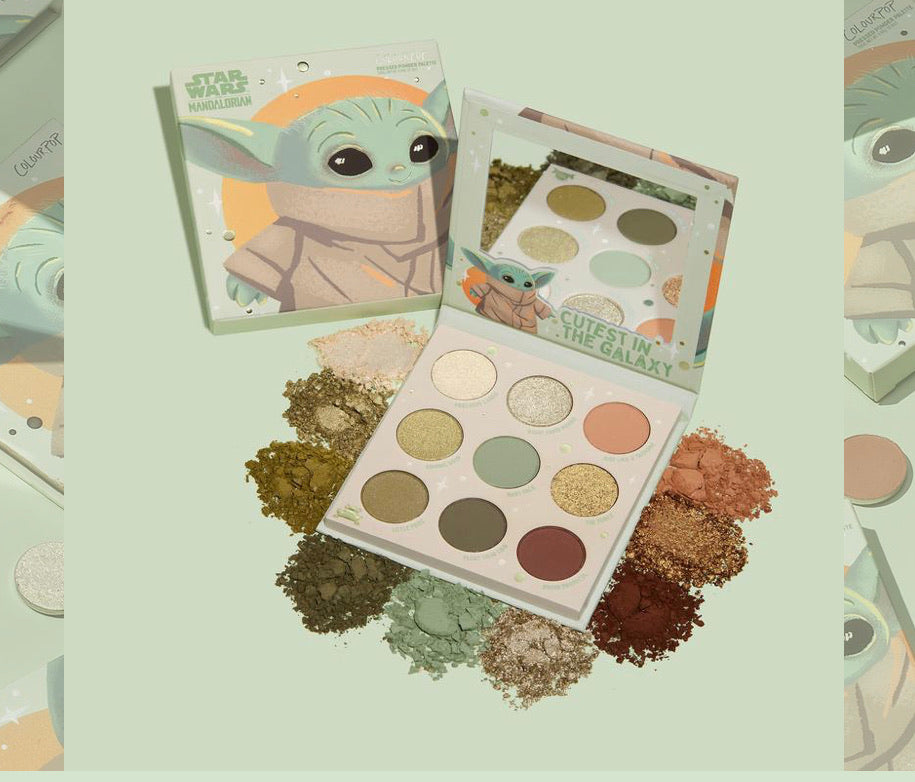 The Mandalorian Paleta Maquillaje Baby Yoda ColourPop