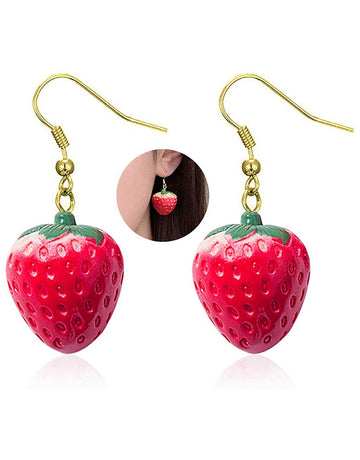Luna Lovegood Aretes De Fresa