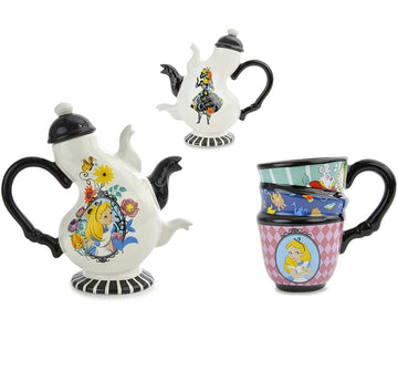 Alicia En El Pais De Las Maravillas Set De Tetera Y Taza