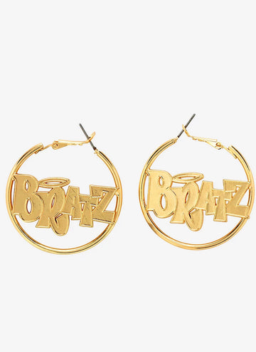Bratz Arracadas Doradas Aretes