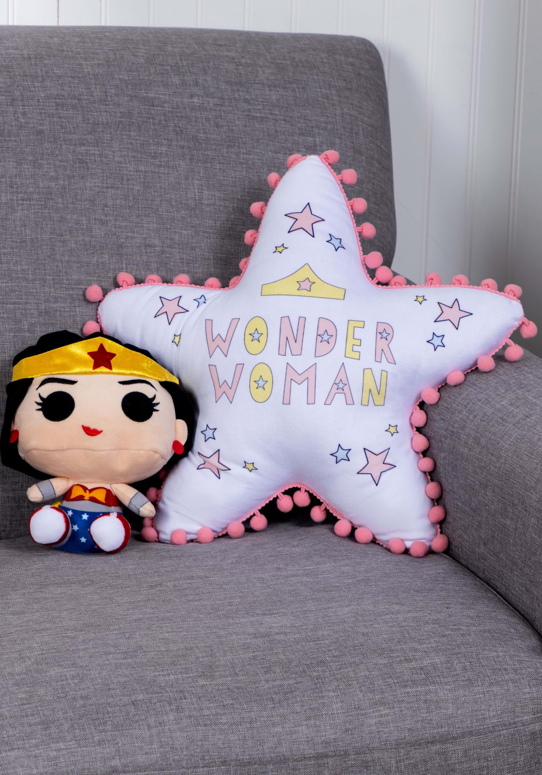 Mujer Maravilla Almohada Cojín Estrella
