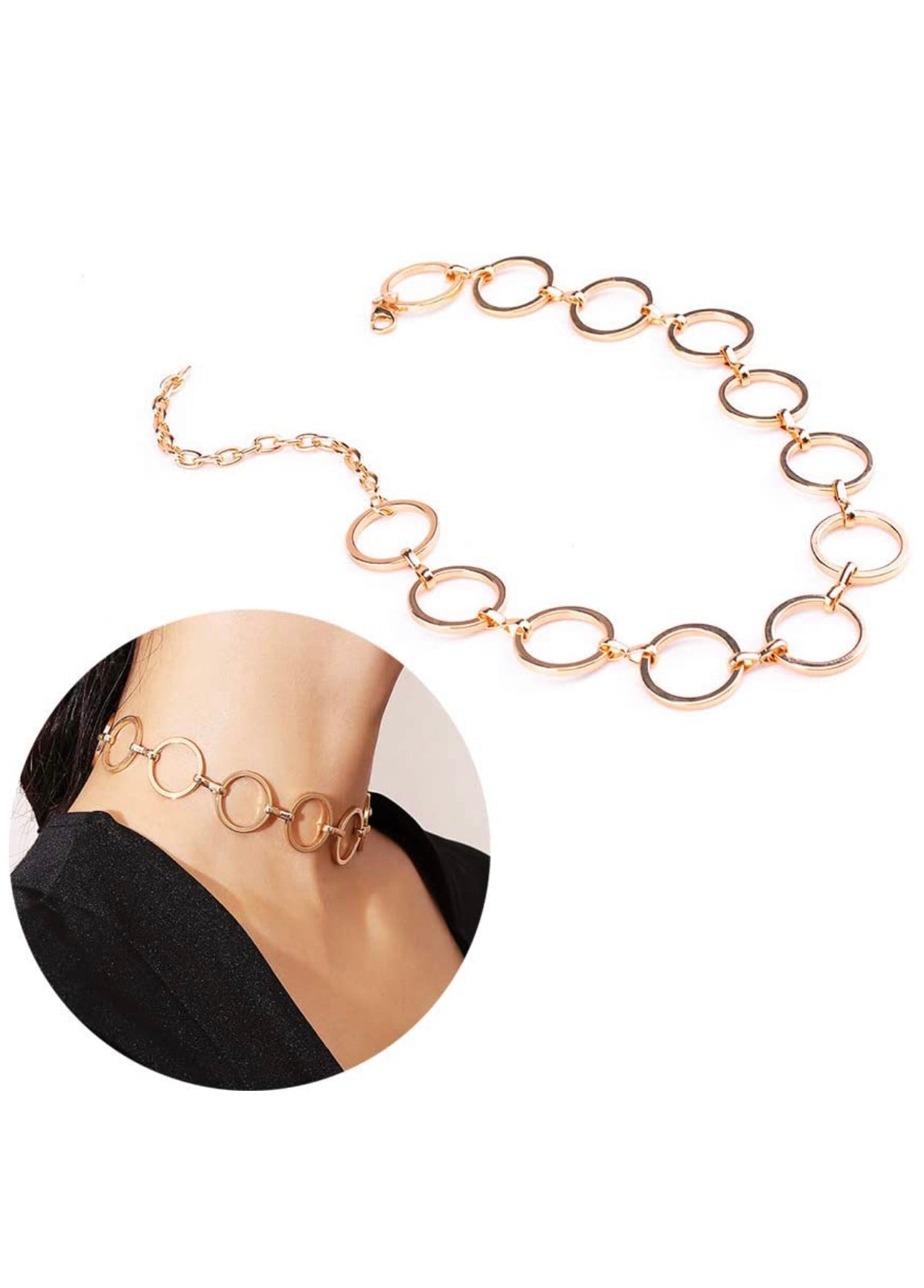 Collar Chocker Círculos Damay