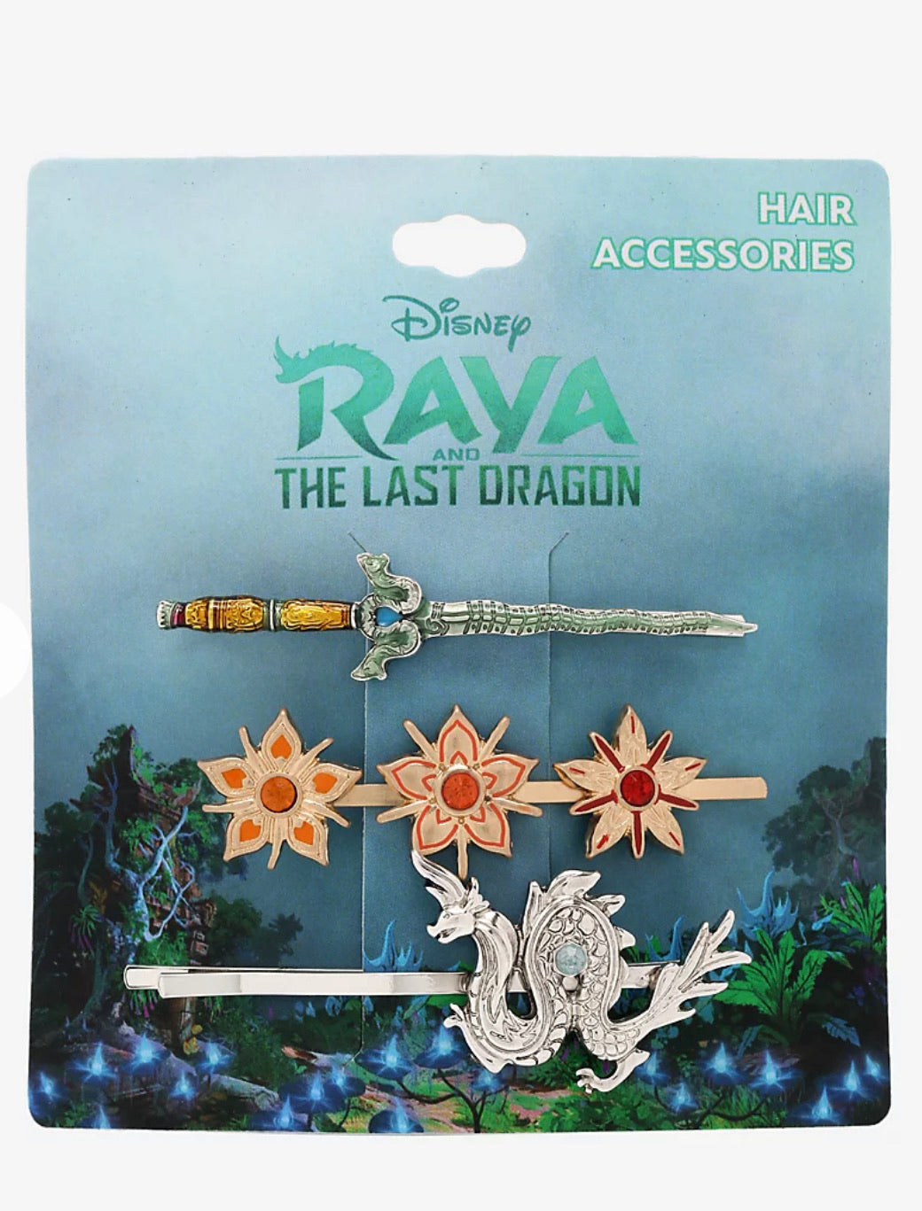 Raya Y El Último Dragon Broche Cabello Set