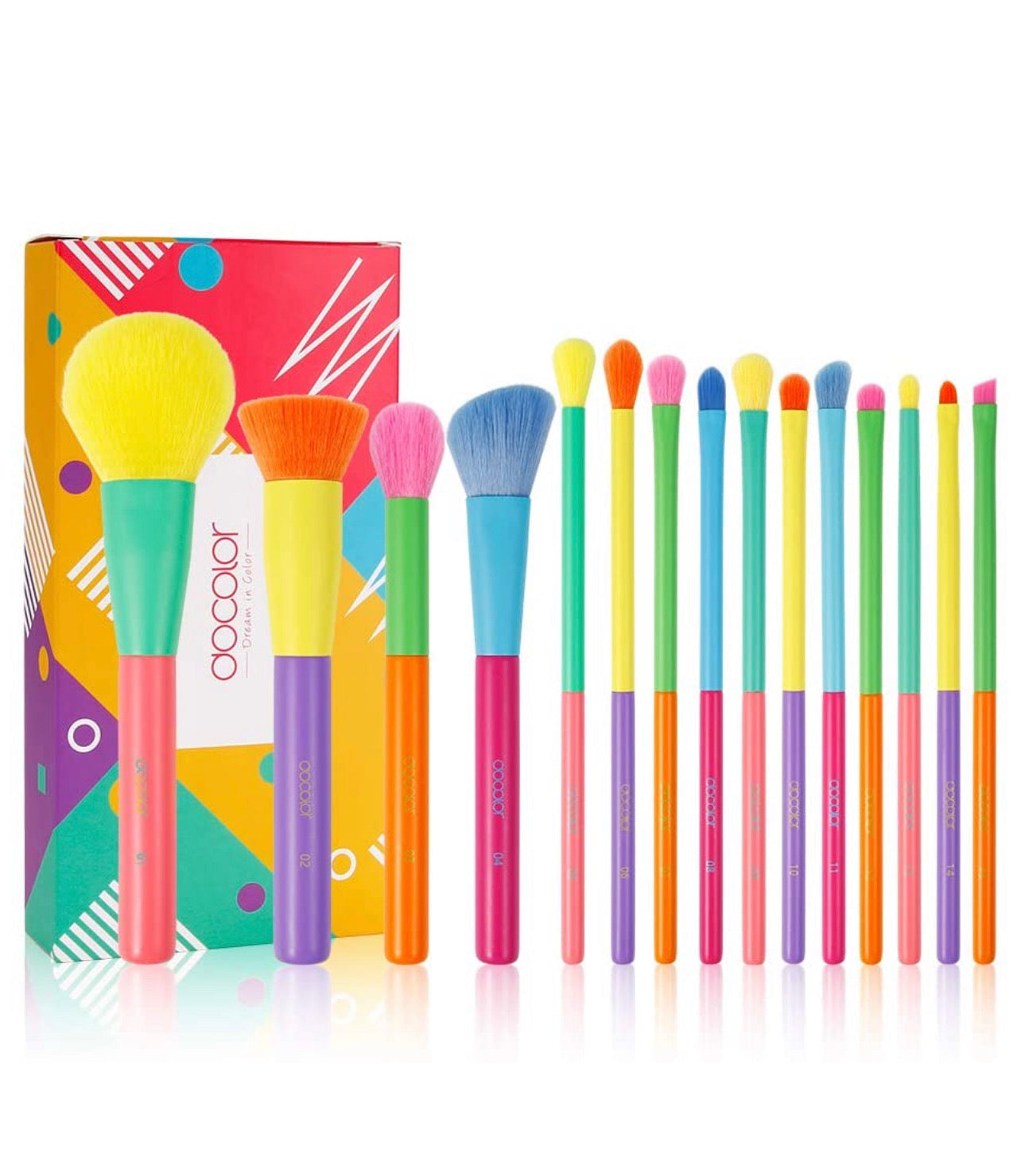 Brochas Docolor Rainbow Arcoíris