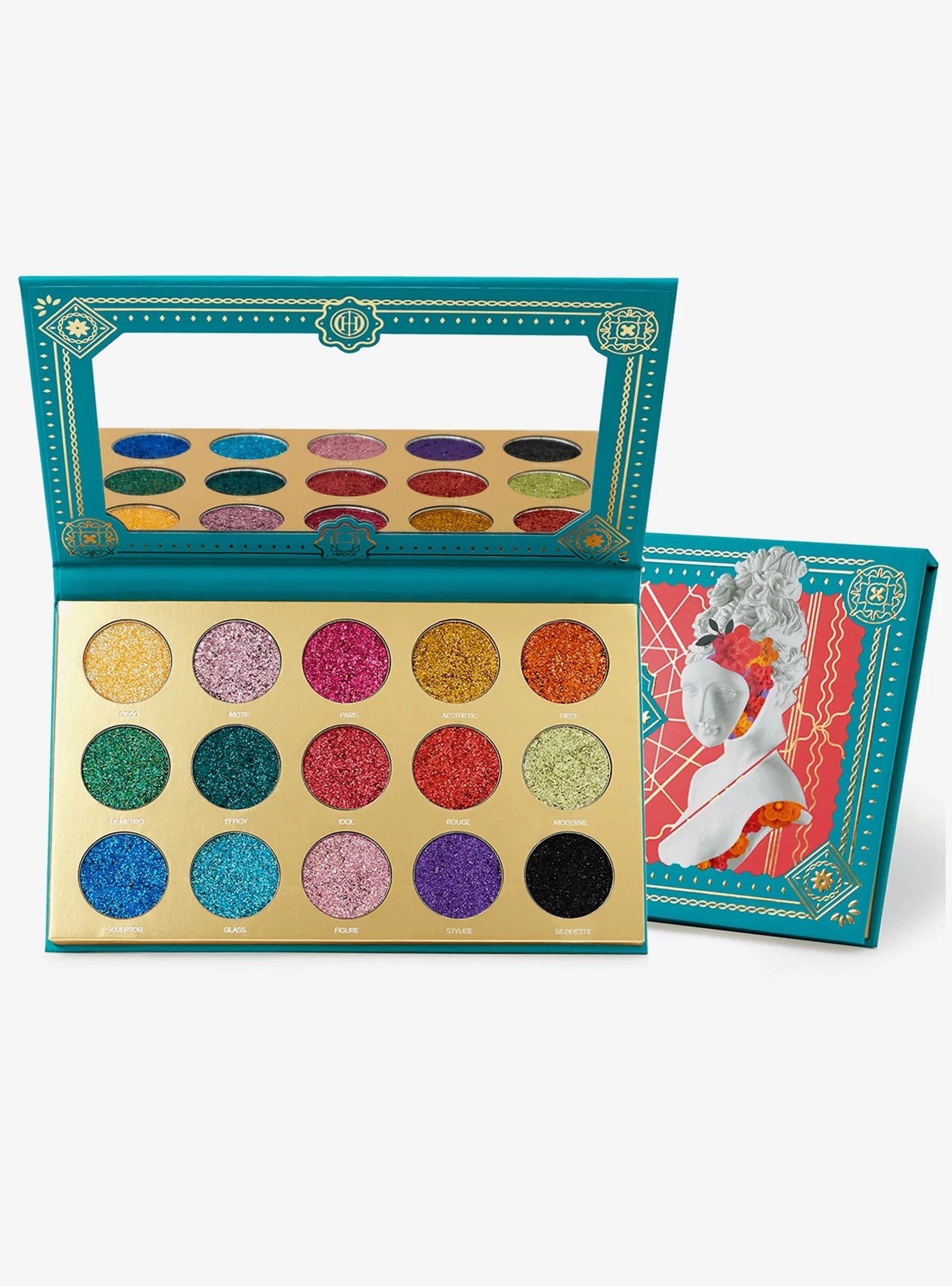Hipdot Paleta De Sombras Glitter Arte Deco
