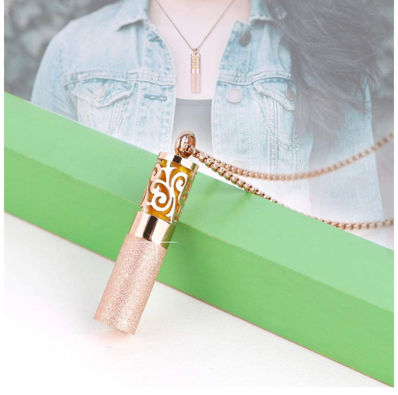 Collar Difusor Guarda Notas Rosegold