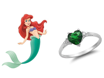 La Sirenita Anillo Princesa Ariel