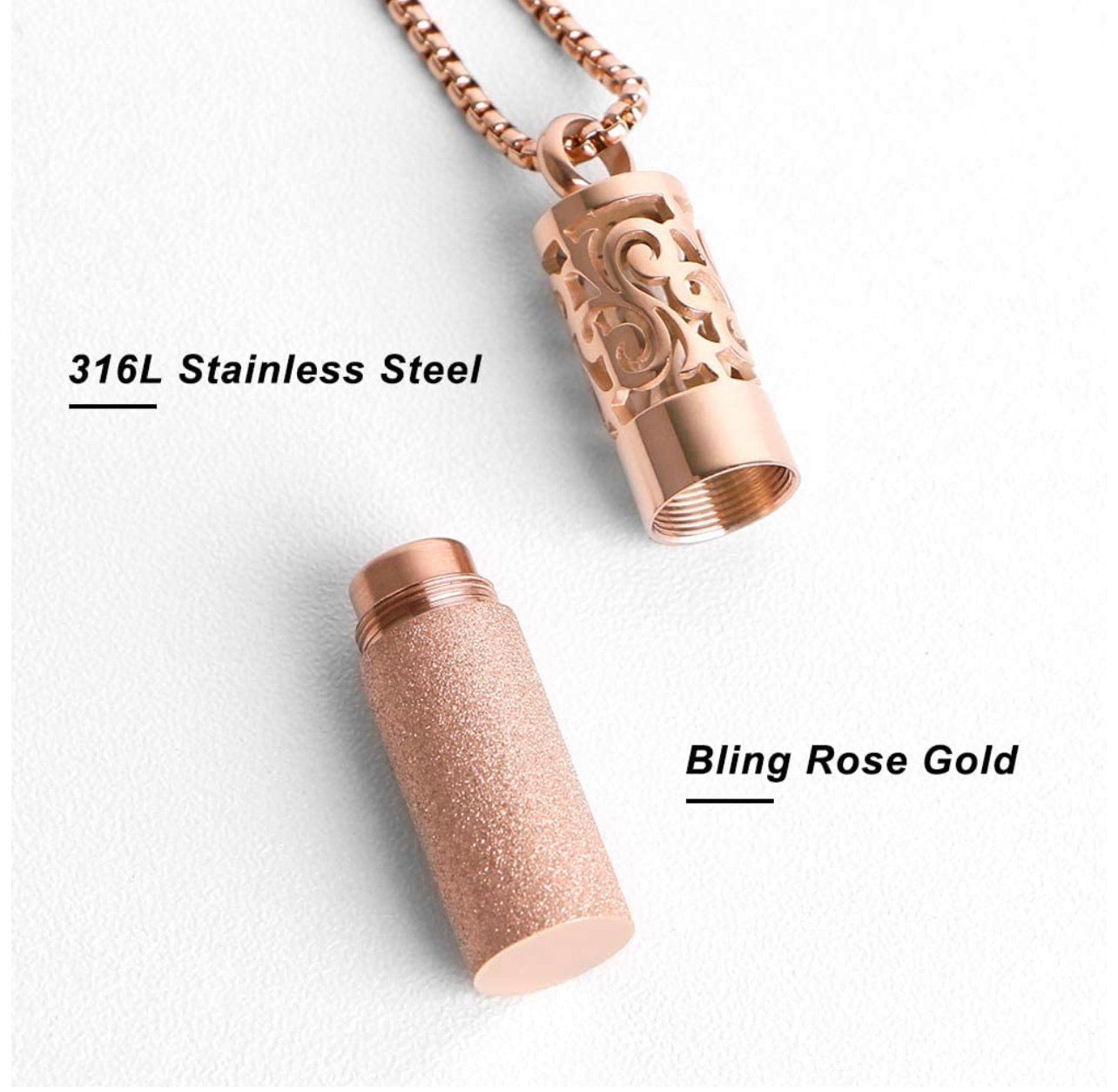 Collar Difusor Guarda Notas Rosegold