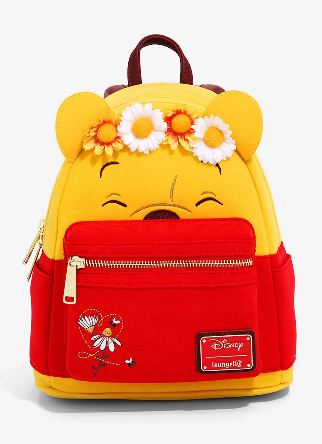 Winnie Pooh Mochila Flores