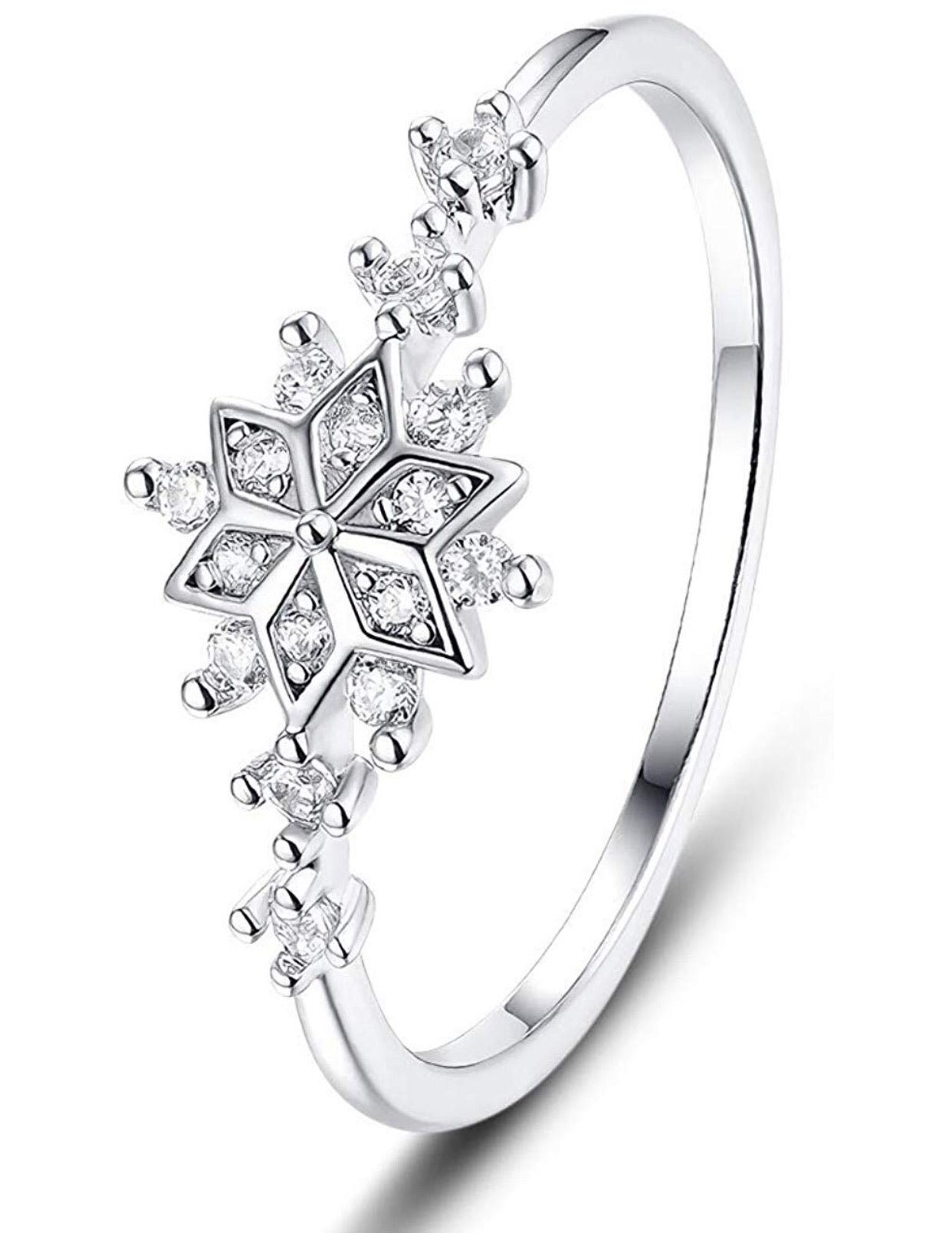 Frozen Anillo Princesa Elsa Hojuela Nieve