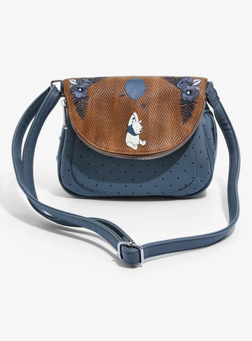 Winnie Pooh Bolso Herringbone Crossbody Bag