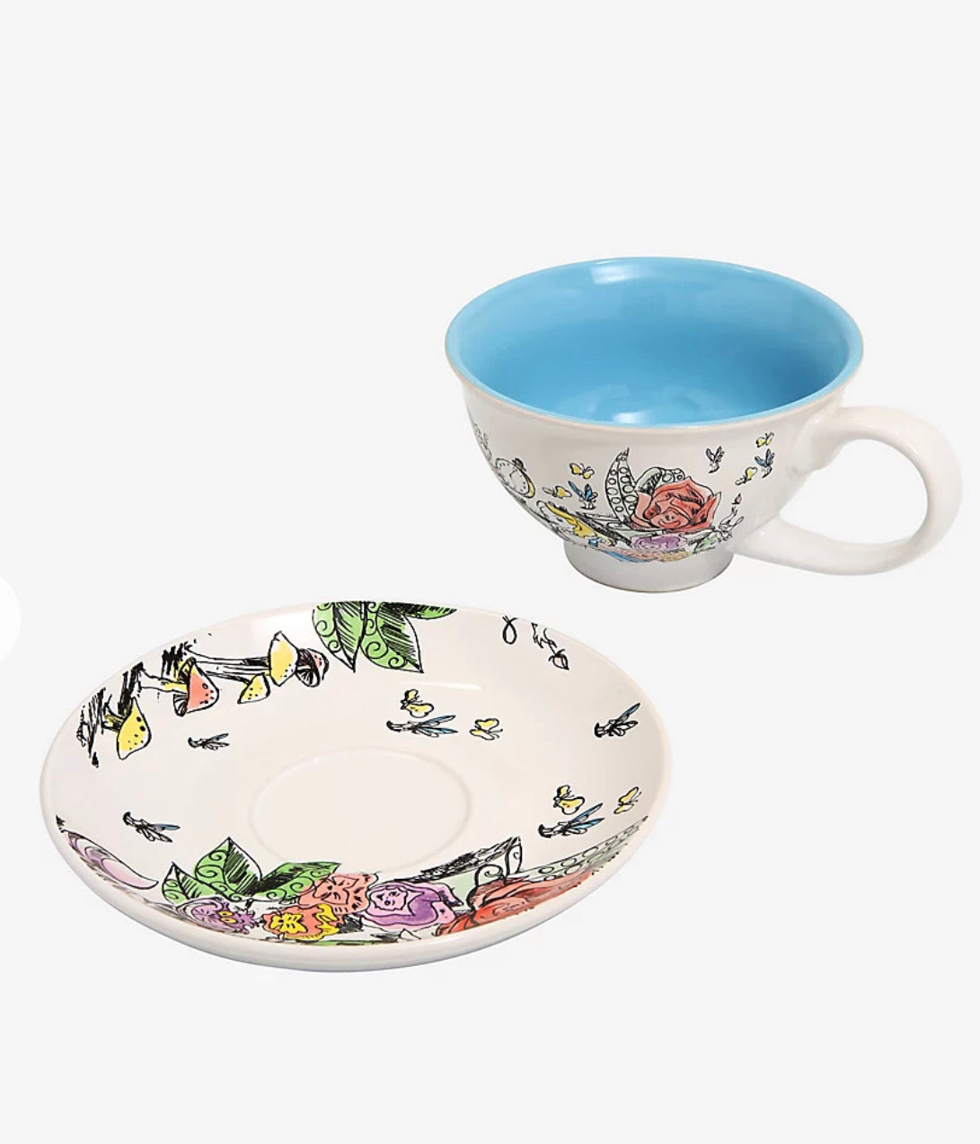 Alicia En El Pais De Las Maravillas Taza Juego De Te