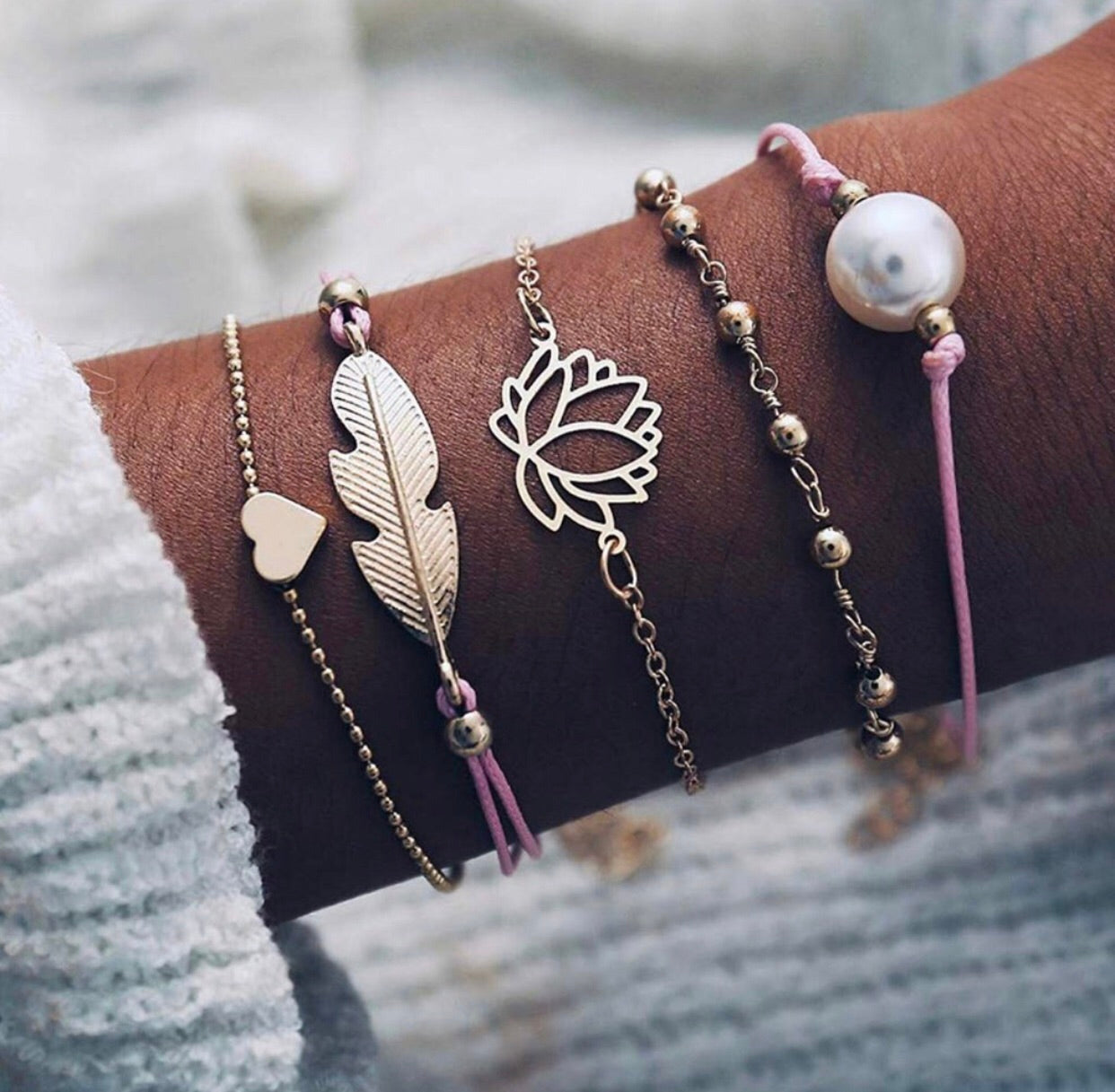 Set De Pulseras Mixto