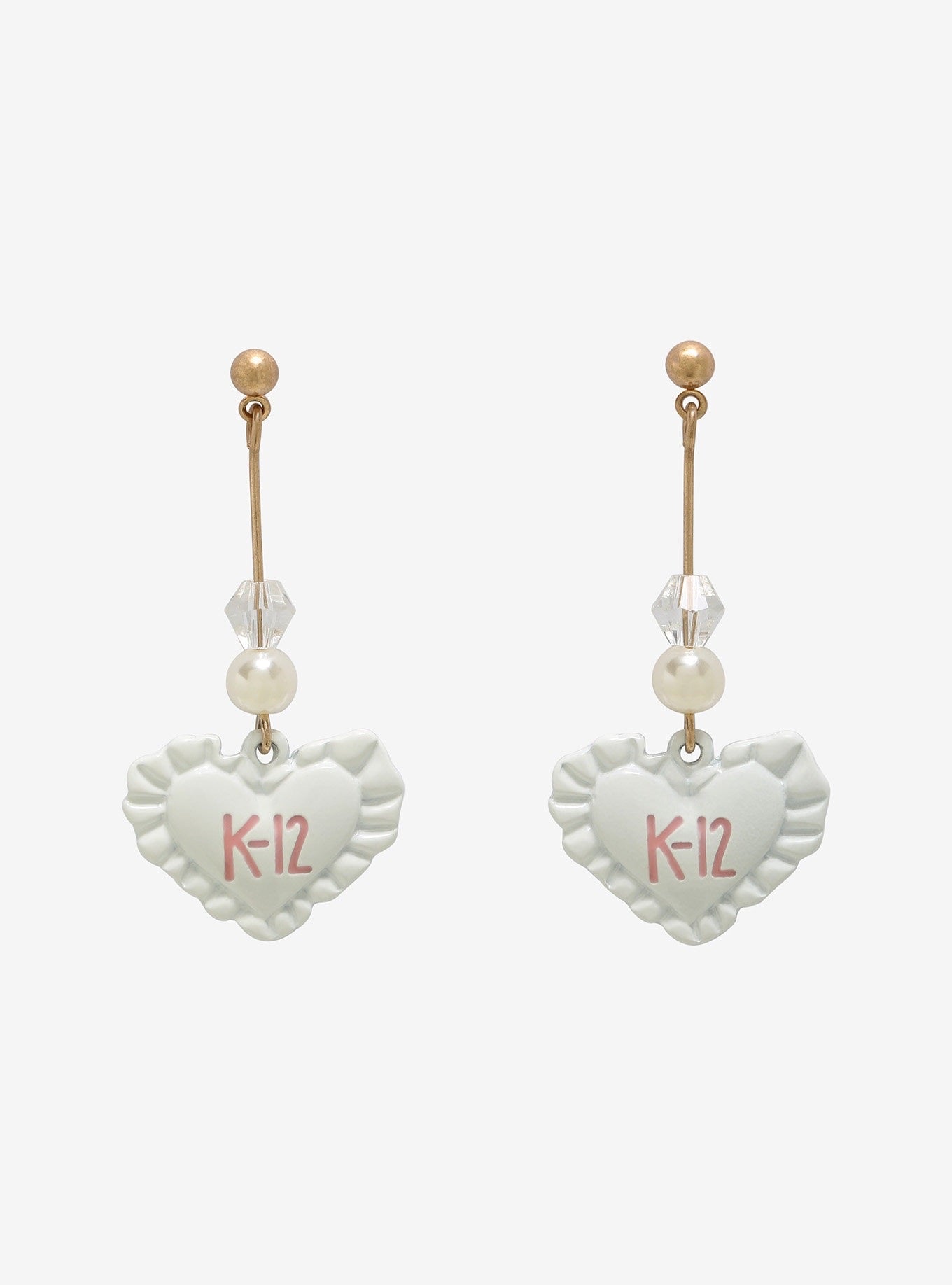 Aretes Melanie Martinez Corazon Blanco