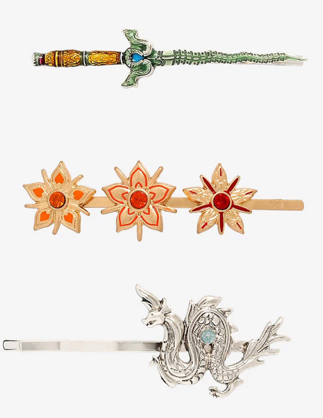 Raya Y El Último Dragon Broche Cabello Set