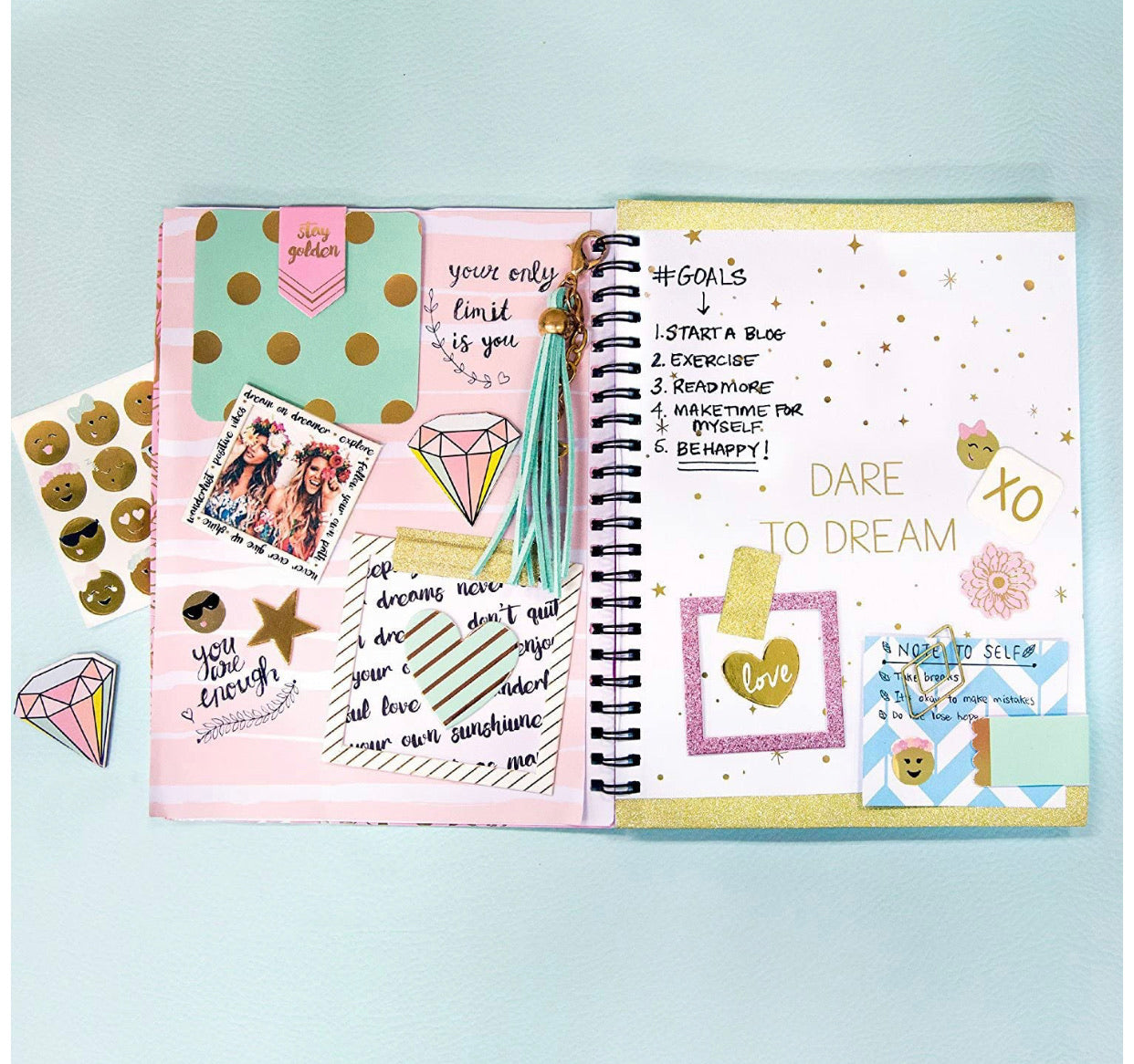 Estacionario Set Cuaderno Oficina DIY