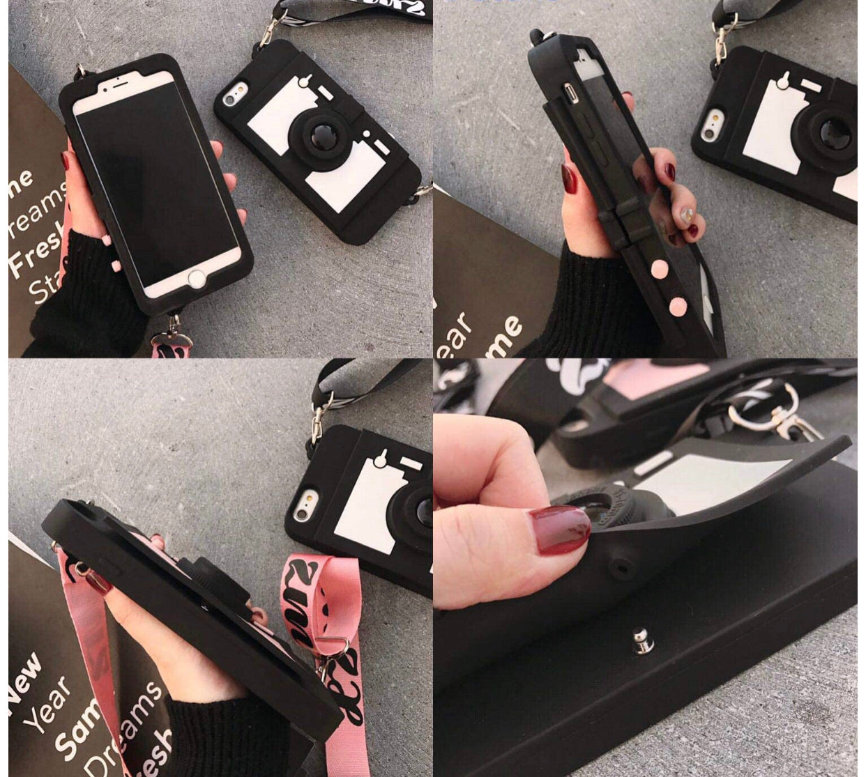 Cámara Case IPhone Con Correa