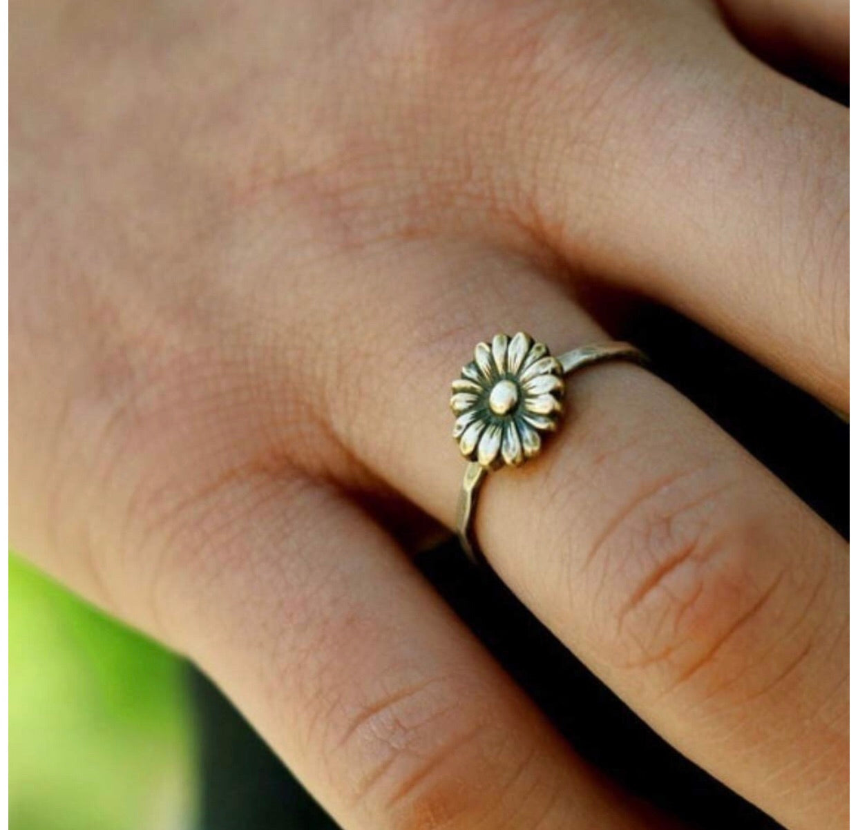 Anillo Girasol Antique