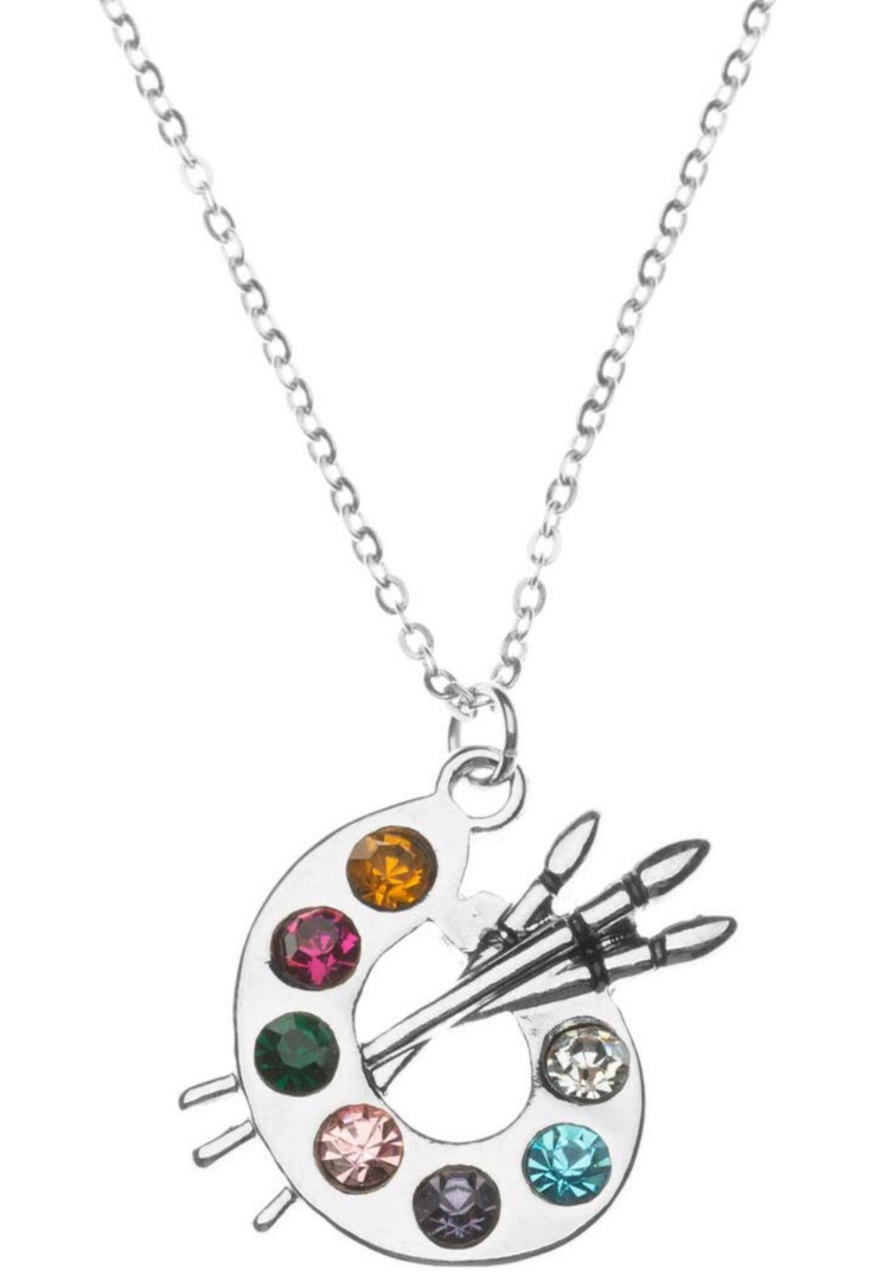 Collar Arte Piedra Zirconias Colores #18